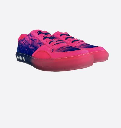 Louis Vuitton Pink Illusion Monogram Ollie Sneakers