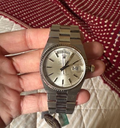 Rolex Day-date Oysterquartz Nuevo Con Caja Original