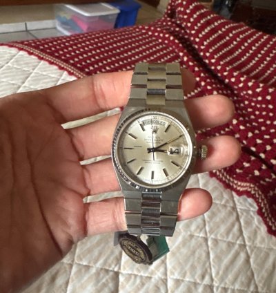 Rolex Day-date Oysterquartz Nuevo Con Caja Original