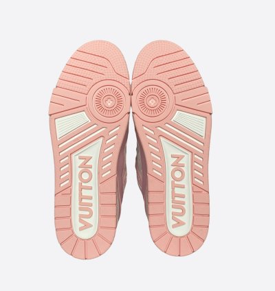 Louis Vuitton Pink White Monogram Trainers