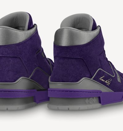 Louis Vuitton Purple Nubuck Leather