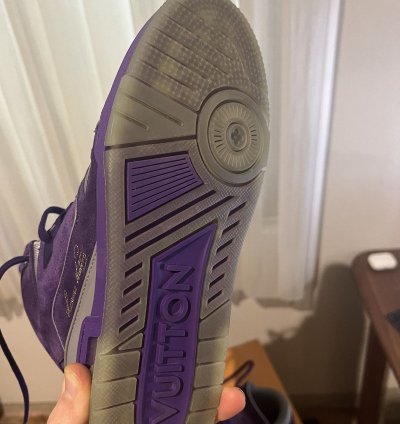 Louis Vuitton Purple Nubuck Leather