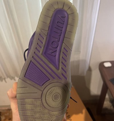 Louis Vuitton Purple Nubuck Leather