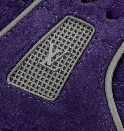 Louis Vuitton Purple Nubuck Leather