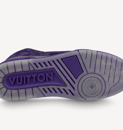 Louis Vuitton Purple Nubuck Leather