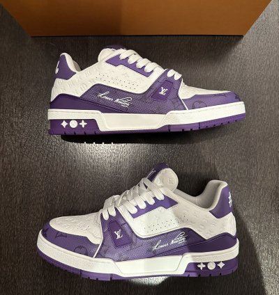 Louis Vuitton Purple Sneaker