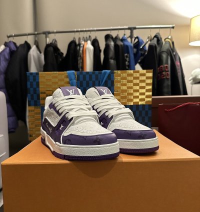 Louis Vuitton Purple Sneaker