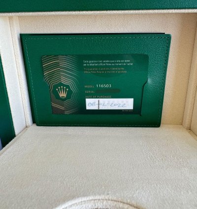 Rolex Daytona 116503 Fully Stickered Full Links Unworn
