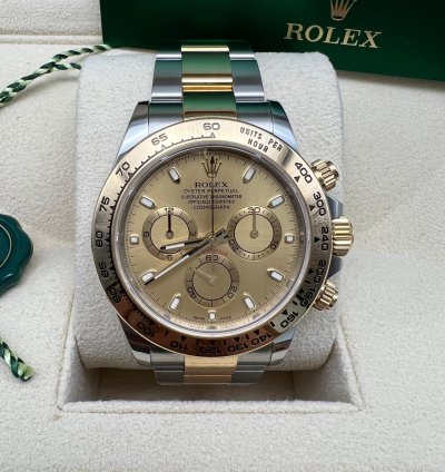 Rolex Daytona 116503 Oystersteel And Yellow Gold Champagne Dial New 2023