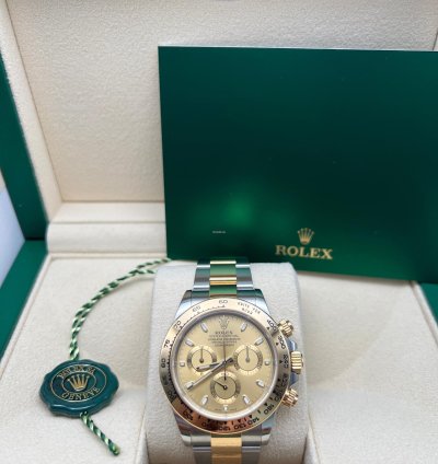 Rolex Daytona 116503 Oystersteel And Yellow Gold Champagne Dial New 2023
