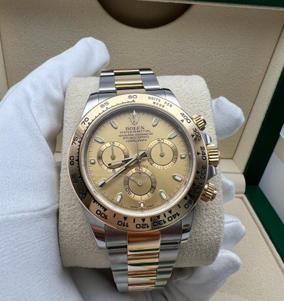 Rolex Daytona 116503 Oystersteel And Yellow Gold Champagne Dial New 2023
