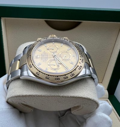 Rolex Daytona 116503 Oystersteel And Yellow Gold Champagne Dial New 2023