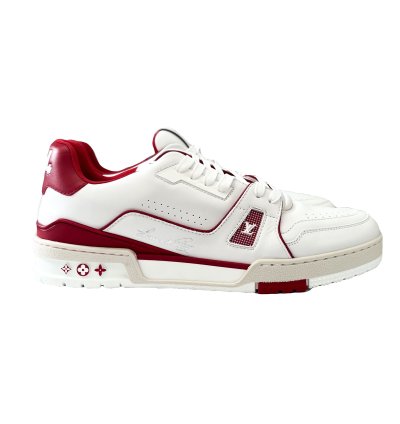 Louis Vuitton Red White Trainers