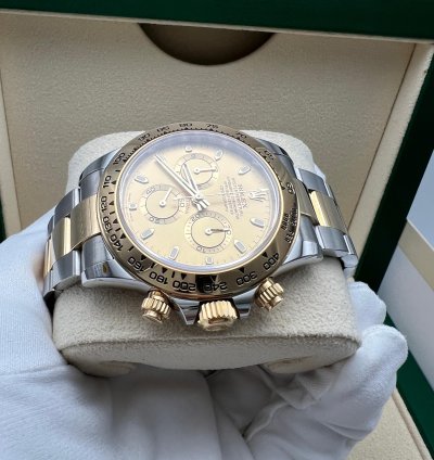 Rolex Daytona 116503 Oystersteel And Yellow Gold Champagne Dial New 2023