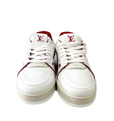 Louis Vuitton Red White Trainers