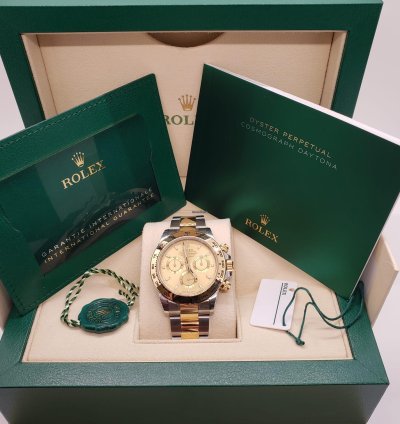 Rolex Daytona 116503 Two Tone Champagne Dial New 2023