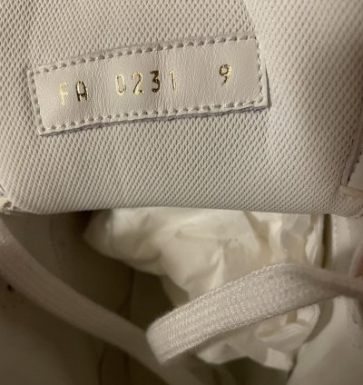 Louis Vuitton Rivoli High Top Sneaker Size 9 White Blue