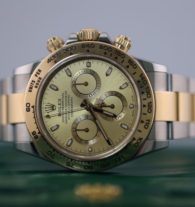 Rolex Daytona 2023 Daytona Stainless Steel And Yellow Gold Champagne Dial 116503