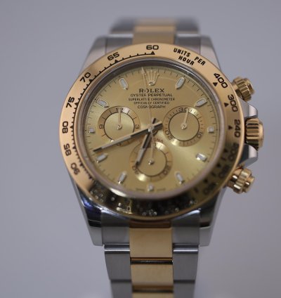 Rolex Daytona 2023 Daytona Steel And Gold Champange Dial 116503