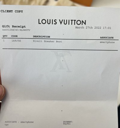Louis Vuitton Rivoli Sneaker Boot