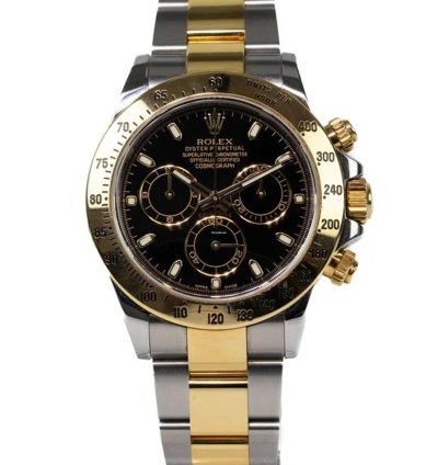 Rolex Daytona 40mm Stainless Steel 18ct Yellow Gold Oyster Full Set