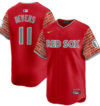 Rafael Devers Jersey 11 Boston Red Sox 2025 Fenway Red Brick Style Vapor Premier Stitched Red