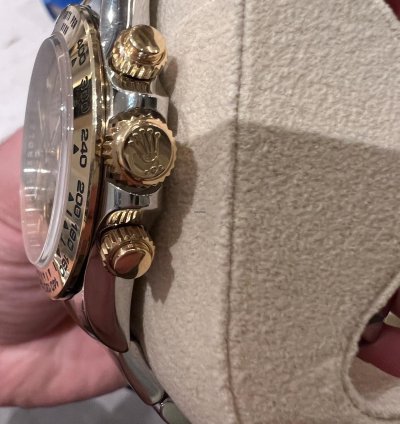 Rolex Daytona Champagne Dial Yellow Gold Steel