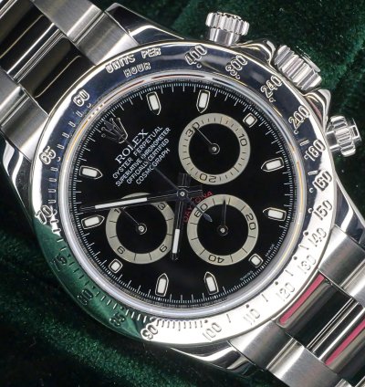 Rolex Daytona Mint Complete Set Daytona 40mm Black Dial Stainless Steel 116520