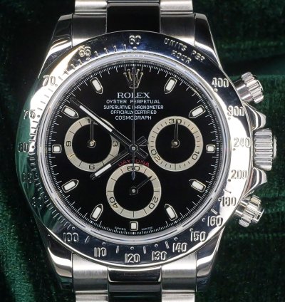 Rolex Daytona Mint Complete Set Daytona 40mm Black Dial Stainless Steel 116520