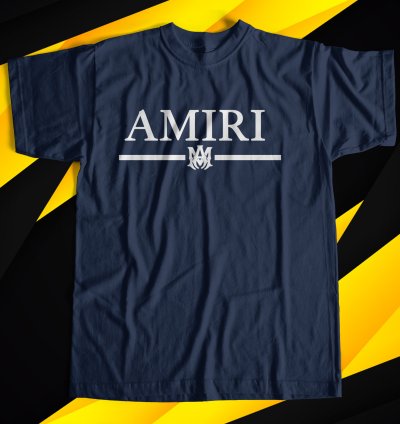 Amiri Core Navy T Shirt Size Usa S - 5xl