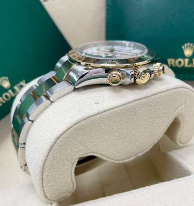 Rolex Daytona New Daytona 116503 White Index Dial Two Tone Yellow Gold Stainless Steel