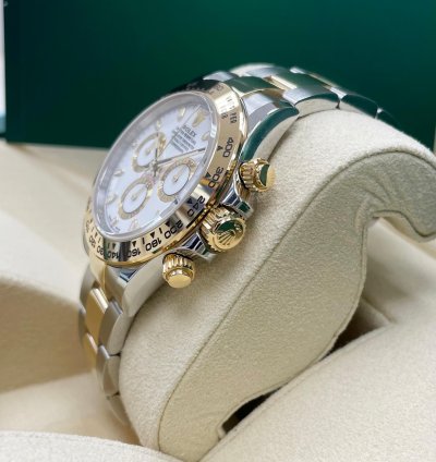 Rolex Daytona New Daytona 116503 White Index Dial Two Tone Yellow Gold Stainless Steel