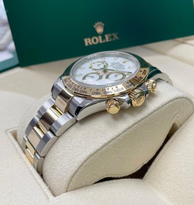 Rolex Daytona New Daytona 116503 White Index Dial Two Tone Yellow Gold Stainless Steel