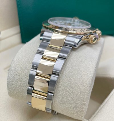 Rolex Daytona New Daytona 116503 White Index Dial Two Tone Yellow Gold Stainless Steel