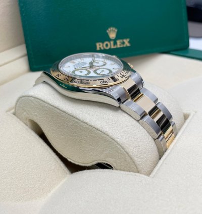 Rolex Daytona New Daytona 116503 White Index Dial Two Tone Yellow Gold Stainless Steel