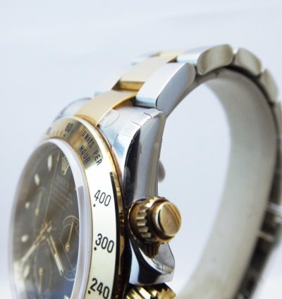 Rolex Daytona Ref 116523 New Stickers Black Dial Box Paper Serial