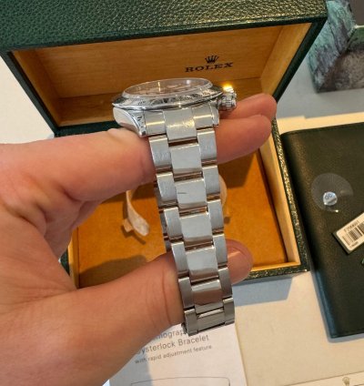 Rolex Daytona Thin Hands Daytona Full Box Full Papers Inc Purchase Tag