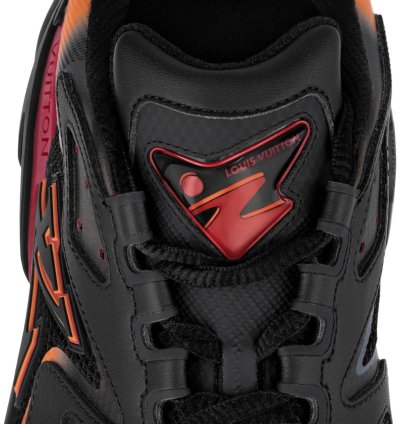 Louis Vuitton Runner Tatic Sneaker Black Red