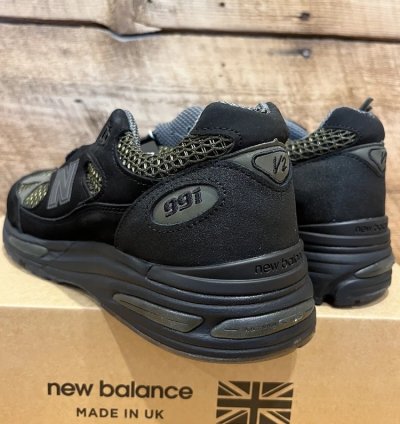New Balance 991v2 Miuk Stone Island Ghost Pack Black
