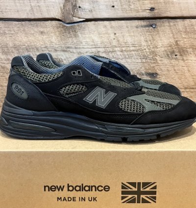 New Balance 991v2 Miuk Stone Island Ghost Pack Black