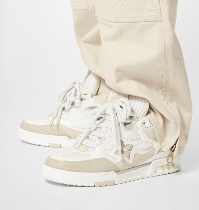 Louis Vuitton Shoes Sneakers Leather Monogram Logo Lv 1aarqg