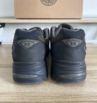 New Balance 991v2 Miuk Stone Island Ghost Pack Black