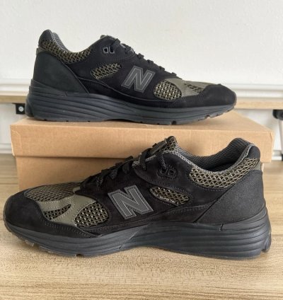 New Balance 991v2 Miuk Stone Island Ghost Pack Black