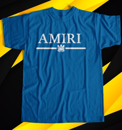 Amiri Core Royal Blue T Shirt Size Usa S - 5xl