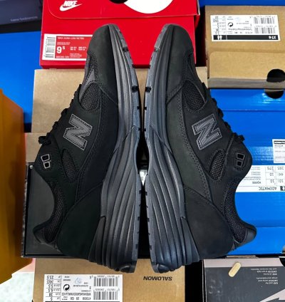 New Balance 991v2 Miuk Stone Island Ghost Pack Black