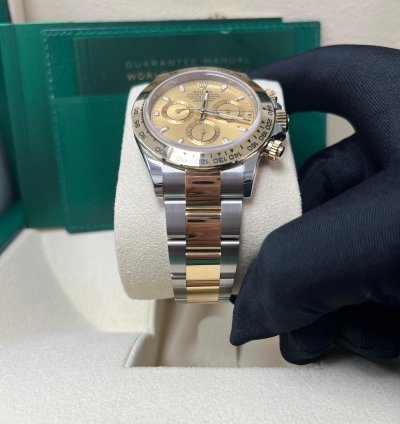 Rolex Daytona Yellow Rolesor Cosmograph Daytona 40 Watch - Champagne Index Dial 116503