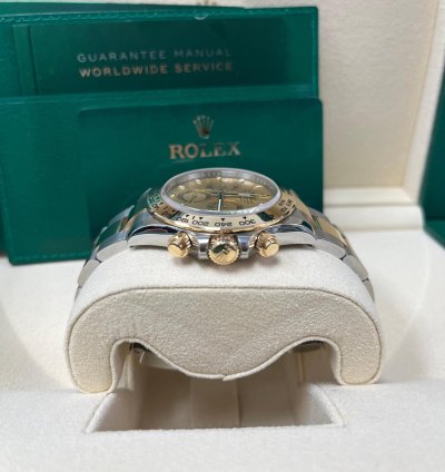 Rolex Daytona Yellow Rolesor Cosmograph Daytona 40 Watch - Champagne Index Dial 116503