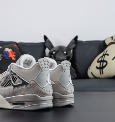 Nike Air Jordan 4 Light Iron Ore Frozen Moments Aq9129-001