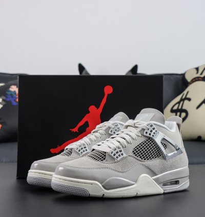 Nike Air Jordan 4 Light Iron Ore Frozen Moments Aq9129-001