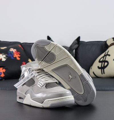 Nike Air Jordan 4 Light Iron Ore Frozen Moments Aq9129-001